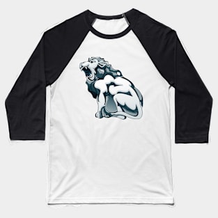 Lion design Baseball T-Shirt